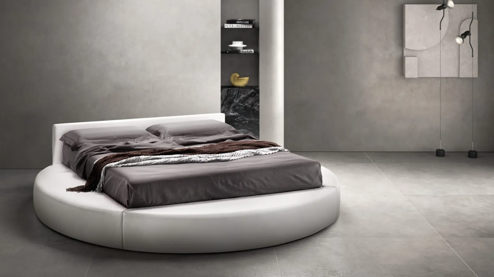 Letto rotondo Natural di Bside