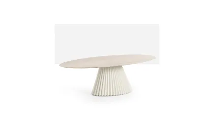 Tavolo Plissé Ellittico di Midj