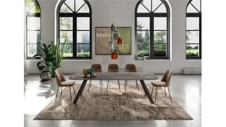 Tavolo Sirio con top in HPL di Easyline